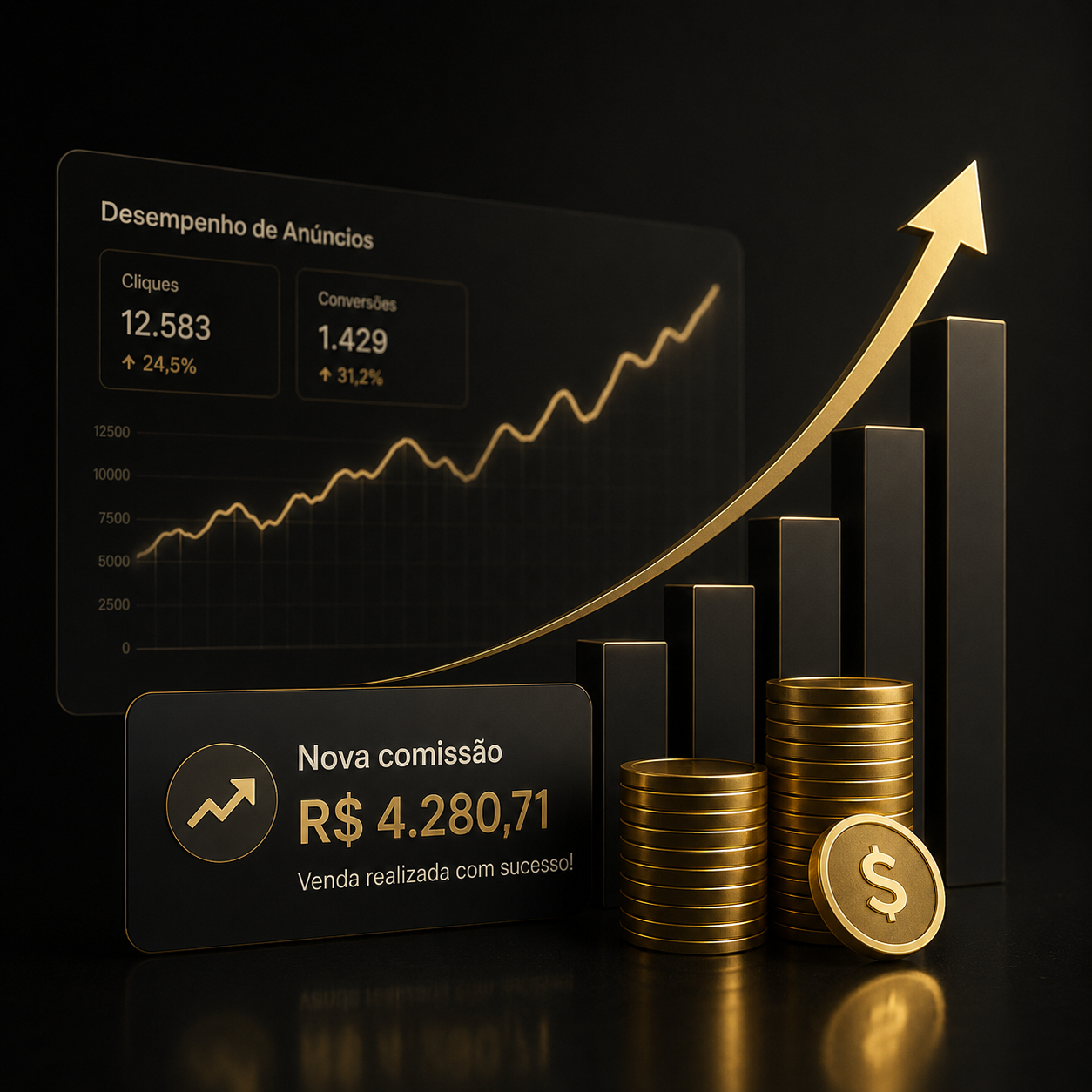 Resultados reais de campanhas de captação de leads para produtos financeiros